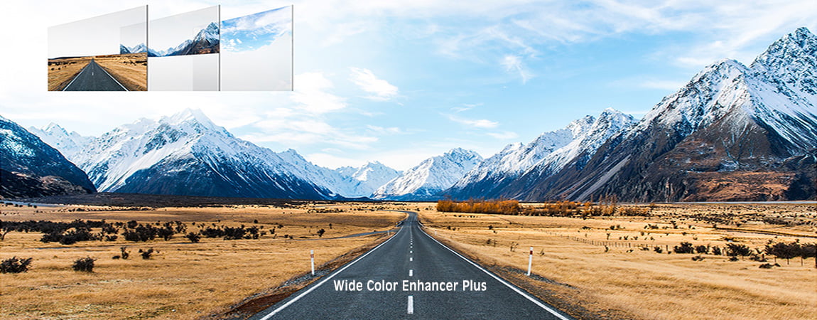 فناوری Wide Color Enhancer Plus در تلویزیون سامسونگ M5000